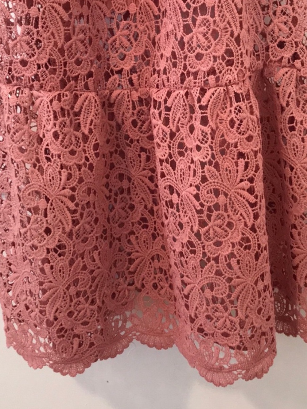 NA-KD Lace Off Shoulder Maxi Dress Dusty Rose Boho Romantic EU 40 Medium - Picture 8 of 13
